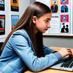 청소년상담사로서 직업의 미래 전망 - Digital Literacy Counseling**

"A professional counselor in a modest office setting, advising a teen...