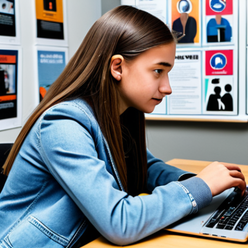 청소년상담사로서 직업의 미래 전망 - Digital Literacy Counseling**

"A professional counselor in a modest office setting, advising a teen...